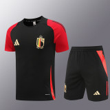 24/25  Belgium Black Training Short Suit