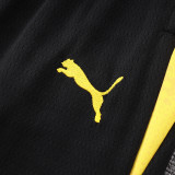 25/26 Dortmund Light Gray Inkjet Kids Half Pull Tracksuit#E25218  (半拉链)