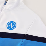 25/26 Napoli White # Blue Jacket Tracksuit