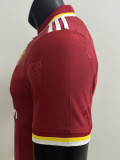 25/26 Man Utd  Red Special Edition Player Version Soccer Jersey(翻领）