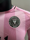 25/26 Inter Miami Home  Long Sleeve Player Version Soccer Jersey