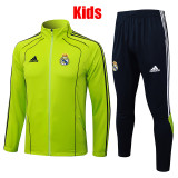 25/26 RMA Green Retro Edition Kids Jacket Tracksuit#E2584