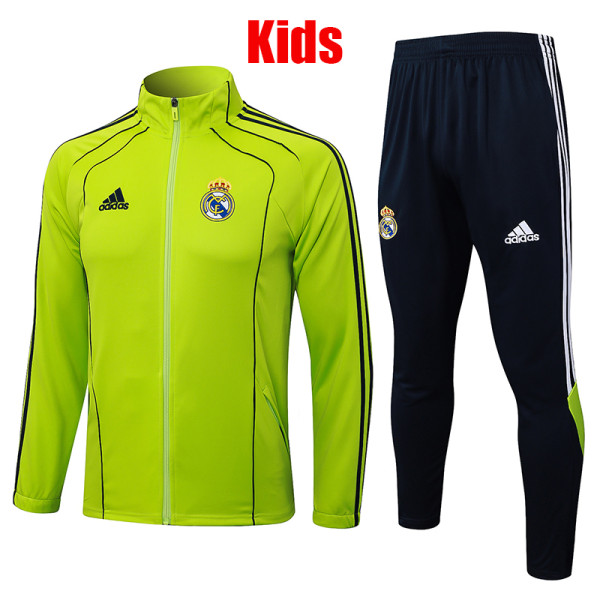 25/26 RMA Green Retro Edition Kids Jacket Tracksuit#E2584
