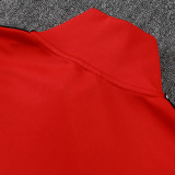25/26  Man Utd Red & Black pants Jacket Tracksuit#A2528黑裤