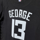 2025 T263 Clippers  GEORGE # 13  Pure Cotton  Black T-shirt