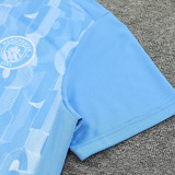 24/25 Man City Light  Blue Training Short Suit