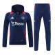 24/25 Man Utd Royal Blue Hooded  Tracksuit