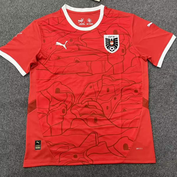 2024 Austria Home  Fans Soccer Jersey