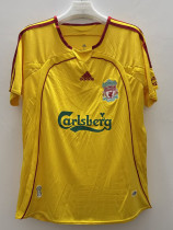 2006/2007 LIV Yellow Retro Soccer Jersey