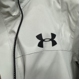 24/25 UA White Single Layer Hooded Windbreaker#F707