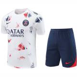 24/25 PSG White Training Short Suit