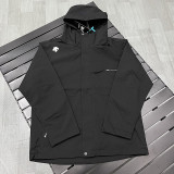 25/26 DESCENTE Black Thickened Assault  Hooded Windbreaker #H002