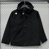 25/26 DESCENTE Black Thickened Assault  Hooded Windbreaker #H002