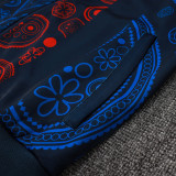 24/25  BAR Royal Blue Inkjet puzzle Jacket Tracksuit # A841