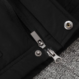 24/25 ACM Black Hooded Cotton Coat G254红色队标