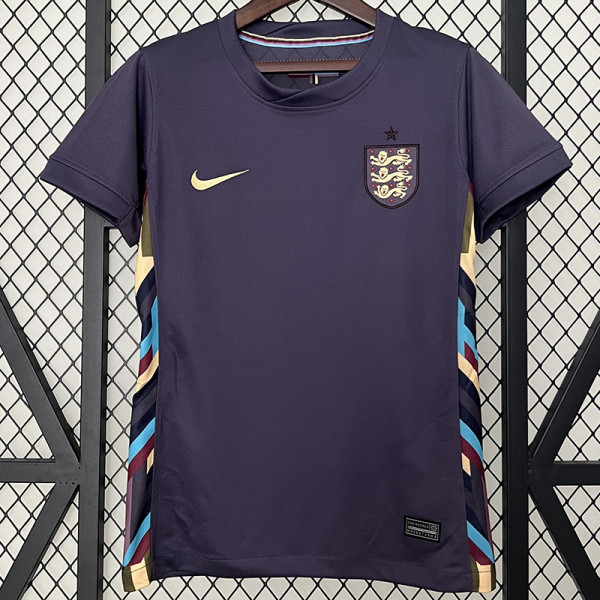 2024 England Away Women Fans Soccer Jersey(女）