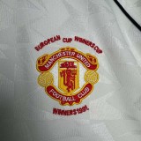 1990/1991 Man Utd White Special Edition Retro Soccer Jersey