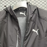 2024 New PM Black Windbreaker F10（加绒、连帽）