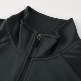 25/26  Bayern Black Green Jacket Tracksuit 03