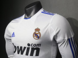 2010/2011 RMA Home Player Version Long Sleeve Retro Soccer Jersey(长袖)