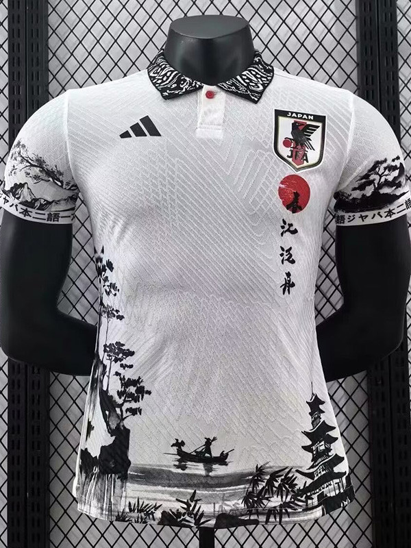 24/25 Japan White Spring River Boating Player Version Soccer Jersey