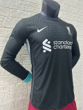 24/25 LIV Away Player Version  Long Sleeve Soccer Jersey