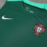 24/25  Portugal Green Tank top and shorts suit
