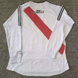 2006/2007 River Plate Home  Long Sleeve Retro Soccer Jersey