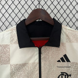 24/25 Flamengo Red & Grey  Double Sided Windbreaker (双面风衣)