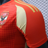 24/25 Ahli Home Player Versions Soccer Jersey