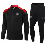 24/25 PSG Black Jacket Tracksuit