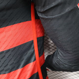 24/25 Flamengo Home  Long Sleeve Player Version Soccer Jersey