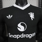 24/25  Man Utd Black  Player Version Training Shirts