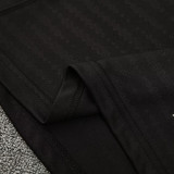 25/26 Man Utd Black Half Pull Tracksuit (胸前广告\半拉链)