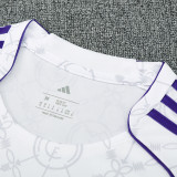 25/26 RMA White Team Logo Training Short Suit