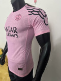 25/26 PSG  Special Edition Pink  Player Version  Soccer Jersey