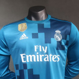 2017/2018 RMA Third Long Sleeve Retro Player Version Soccer Jersey (球员长袖)