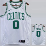 22/23 CELTICS TATUM #0 White Top Quality Hot Pressing NBA Jersey