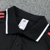 25/26  River Plate Black polo shirts pants suit