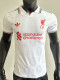 25/26  LIV Team Logo Steel Pattern  Edition  White Player Version Soccer Jersey