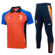 24/25 JUV Orange Polo Collar Pants Set(C1108)