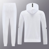 24/25 NM05 White Hooded Jacket Tracksuit