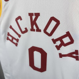 19/20 Indiana Pacers HALIBURTON #0 White Retro Top Quality Hot Pressing NBA Jersey