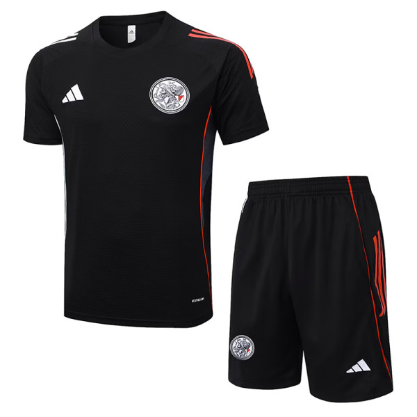 25/26 Ajax Black Training Short Suit #D25149