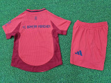 24/25 Bayern Home Kids Player Version Soccer Jersey(球员童装）