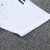 25/26 RMA White Stripe polo shirts pants suit