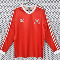 1977/1980 Nottingham Home Long Sleeve Retro Soccer Jersey