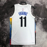 22/23 Nets IRVING #11 White City Edition Top Quality Hot Pressing NBA Jersey