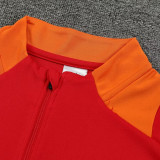24/25 AD Red Half Zipper Sportswear # 801红色(半拉链)