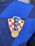 2024 Croatia Away  Player Version Soccer Jersey